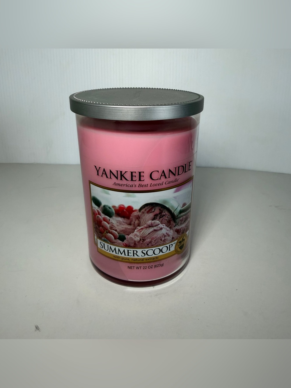 Yankee Candle Summer Scoop Candle Retired Scent